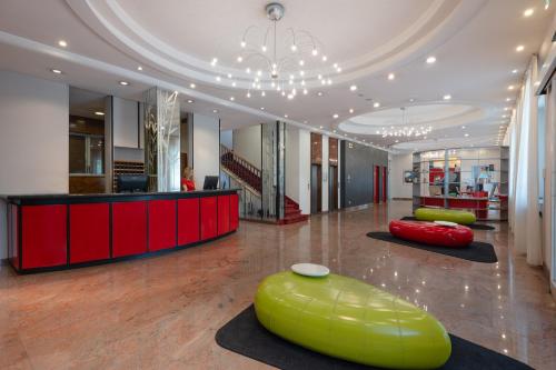 Vestíbulo, Hotel Toscanini in Parma