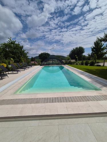 Swimming pool, Hotel Koporos Hercegkut in Sarospatak