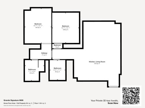 Panaromic Burj Khalifa View from Balcony - Luxury 2BR next to Dubai Mall - Like Homes - image 8