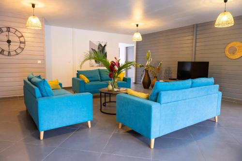 Shared lounge/TV area, La Villa Mahogany, Capesterre Belle-Eau in Capesterre-Belle-Eau