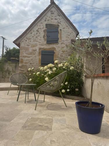 Balkons/terase, Détente et charme au Domaine (Detente et charme au Domaine) in Coust