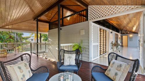 Terraza/balcón, The Arlington Beachfront House in Playa Kewarra