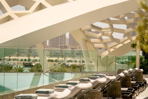 Swimming pool, Rosewood Doha near Lagoona Mall
