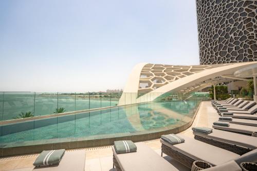 Swimming pool, Rosewood Doha near Lagoona Mall