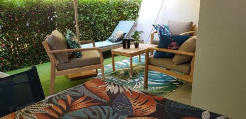 Oprema, TI TAHITI STUDIO-3MIN PLAGE-TERRASSE COSY-WIFI-PARKING - CoHôteConciergerie La Grande Motte (TI TAHITI STUDIO-3MIN PLAGE-TERRASSE COSY-WIFI-PARKING - TOP PROS SERVICESConciergerie La Grande Mot) in Le Couchant