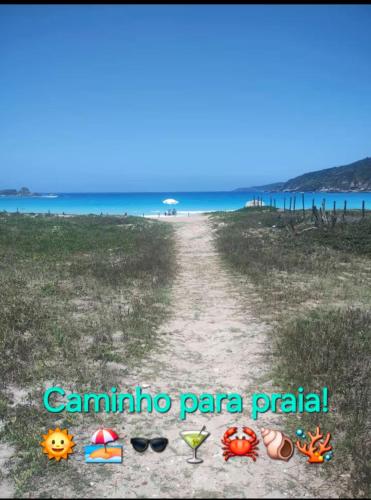 Casa agradável com vista para o mar.