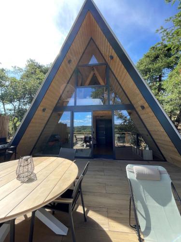 Chalet VercoreA 56 m2 pour 4 personnes au Domaine CollineA SPA Privatif in Bathernay