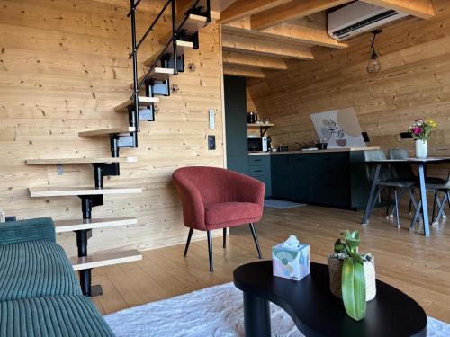 Chalet VercoreA 56 m2 pour 4 personnes au Domaine CollineA SPA Privatif in Bathernay