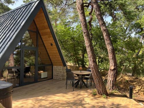 Chalet CanopeA 28 m2 au Domaine CollineA in Bathernay