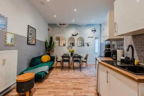 Retro-Apartment mit Terrasse in Berlin, Deutschland