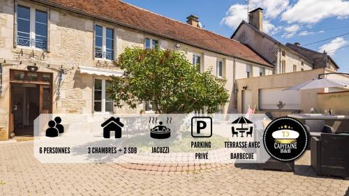 Villa des Lilas - Champagne & SPA - 6 pers gîte à louer Gyé-sur-Seine