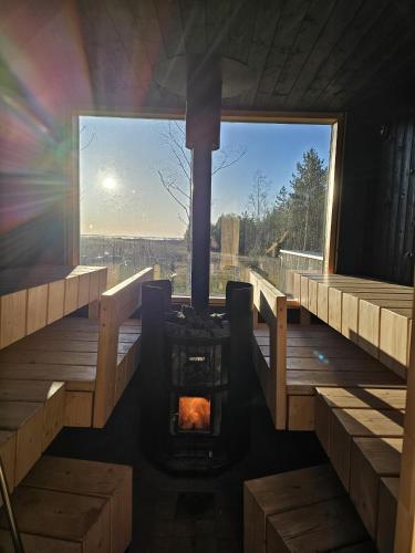 Saun, Villa Aureola in Pyhäjoki