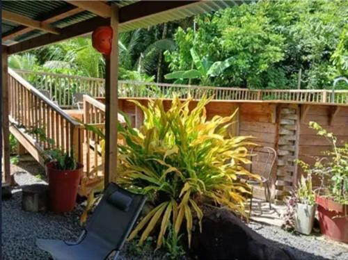 Garden, Appartement spacieux avec piscine a Deshaies, 180 m² in Bas Vent