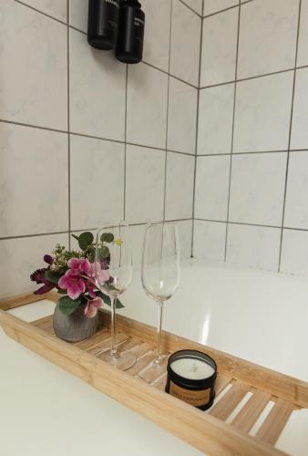 Bathroom, Komfortables Apartment mit WLAN & Smart-TV - schnelle Anbindung A30 & A2, 10 Min nach Herford-AMA Ho in Hiddenhausen