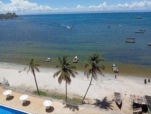 View, Apartamento de lujo frente al mar en residencia con piscina, planta electrica y gym in Porlamar