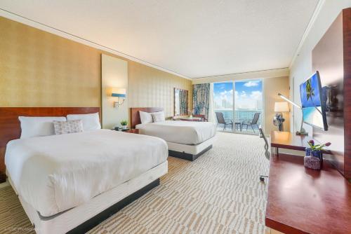 Beachfront Resort Suite with Views in Sunny Isles Beach