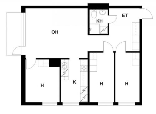 Floor plans, Spacious Apartment for 6 in Konala