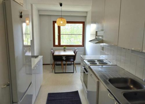 Kitchen, Spacious Apartment for 4 with Sauna in Mäntsälä