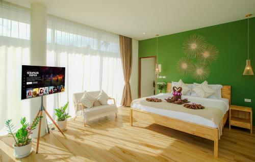 Paradise House - 1BR - Calm & Green Garden Stay - Heart of Thong Sala - 4K SmartTV, Ko Pha Ngan