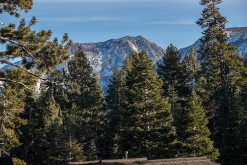 Mammoth Basecamp Condo with Views near Village with AC and Fireplace