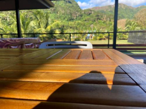 ระเบียง/ชานเรือน, Vai'Ute'Ute Lodge, Raiatea in เทไวโต