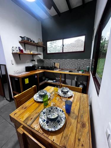 virtuve, Finca Aisa -Boutique bungalows in Ometepe island in Santa Cruz