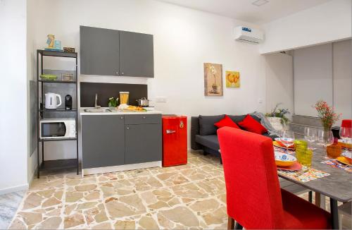 ห้องครัว, Donna Lucia by Armerina Sicily Apartments in เปียซซา อาเมรินา