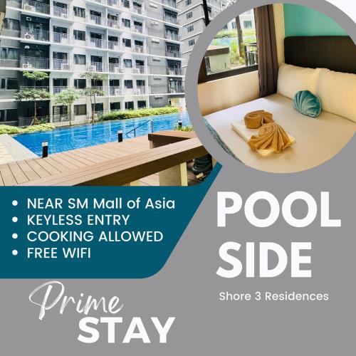 Shore 3 Residences Poolside Room 245 by Prime Stay MOA, Манила