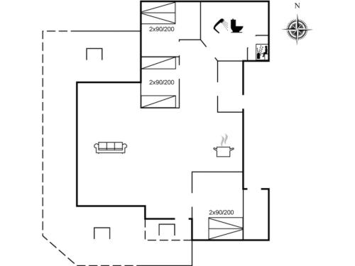  Holiday Home Nauka - 2-3km from the sea by Interhome in Rømø Kirkeby