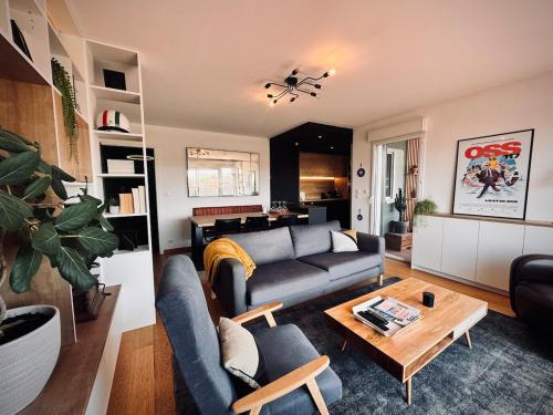 Le Reflet, 2 bedrooms, balcony view of Vilaine - Location saisonnière - Rennes