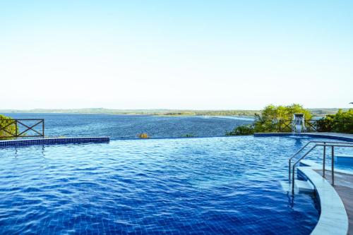 Peldbaseins, Eco Resort Pedra Bonita in Santo Estêvão