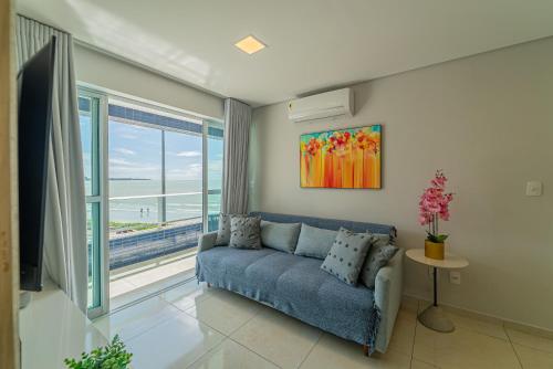 Aconchegante apto pé na areia