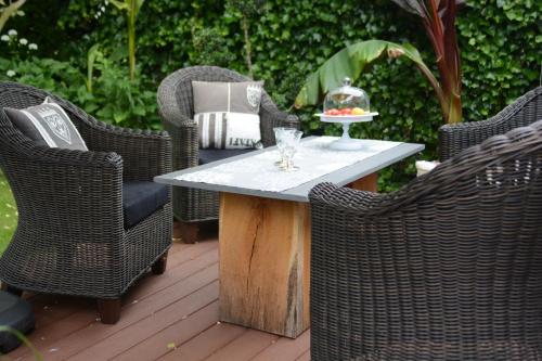 Erkély/terasz, Ferienwohnung Stenzel 1 in Laer