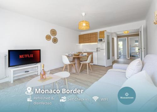 Appartement rénové - Proche de la mer - EH - Location saisonnière - Roquebrune-Cap-Martin