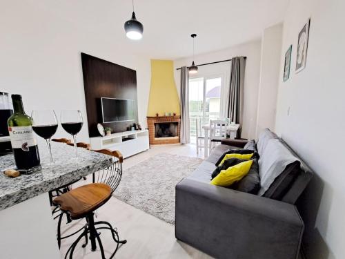 Duplex c/lareira nas montanhas