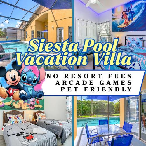 Themed 4BR villa w spa & pool-Close To Disney – khách sạn tại Khu Tây Disney