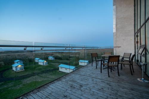 A szálláshely kívülről, Hotel Laki in Kirkjubaejarklaustur