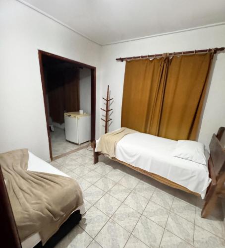 2 double beds, 1 twin bed