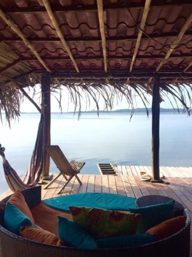 Erkély/terasz, Dolphin Bay Hideaway in Isla Cristobal