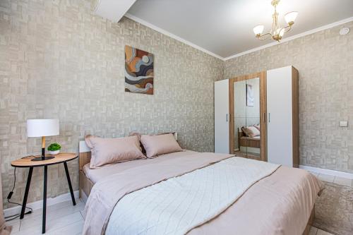 2-ком квартира Bayhouse в ЖК Уш Сункар для 4-х гостей, Almaty