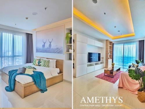 Amethyst By SanLiving - 3BR & 1 Maid Room - Central Park Mall, Jakarta
