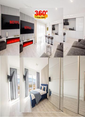 MoHost View 2BR - Top Floor Luxury Mountains View -AC-