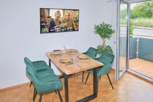 HOMESTEAD - Self-Check-In - Kostenloses Parken - Smart TV - Küche vollausgestattet - Ruhige Lage im Erdgeschoss in Passau, Deutschland