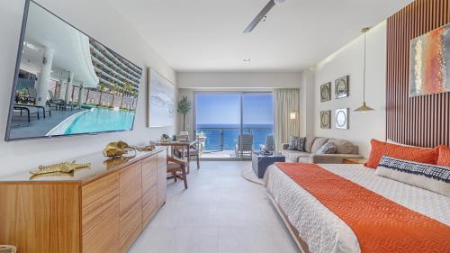 Luxury Studio with King Bed Oceanview Terrace at Sonoran Star Resort