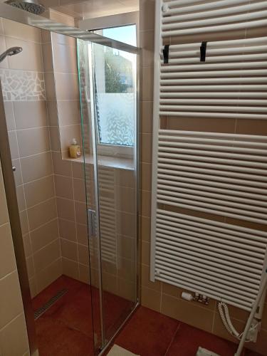 douche, Apartmán Na Leštině (Apartman Na Lestine) in Pribram
