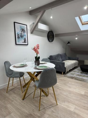 Longchamps 1 - Magnifique appartement, 1 chambre sous les toits, clim - Location saisonnière - Aix-les-Bains