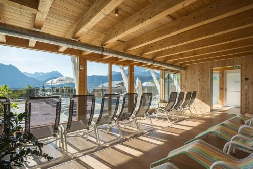 Hotel Talhof Garni&more in Wangle bei Reutte in Holz