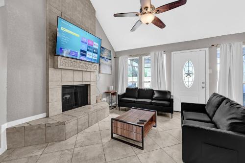 Létesítmények, Quiet 4BR Near Nasa & Kemah, King Bed, Bbq, Patio in Seabrook