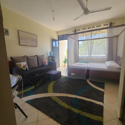 1 double bed