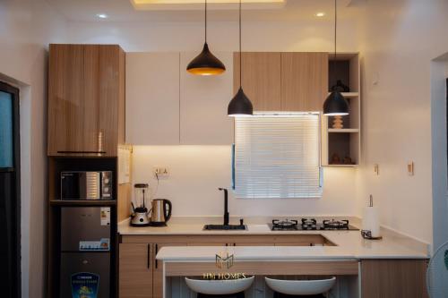 Kitchen, Akoka Oasis 1-Bed Near Unilag in Somolu